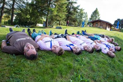 00Gruppen 01 Sonntag Unihockey Camp Disentis 2016